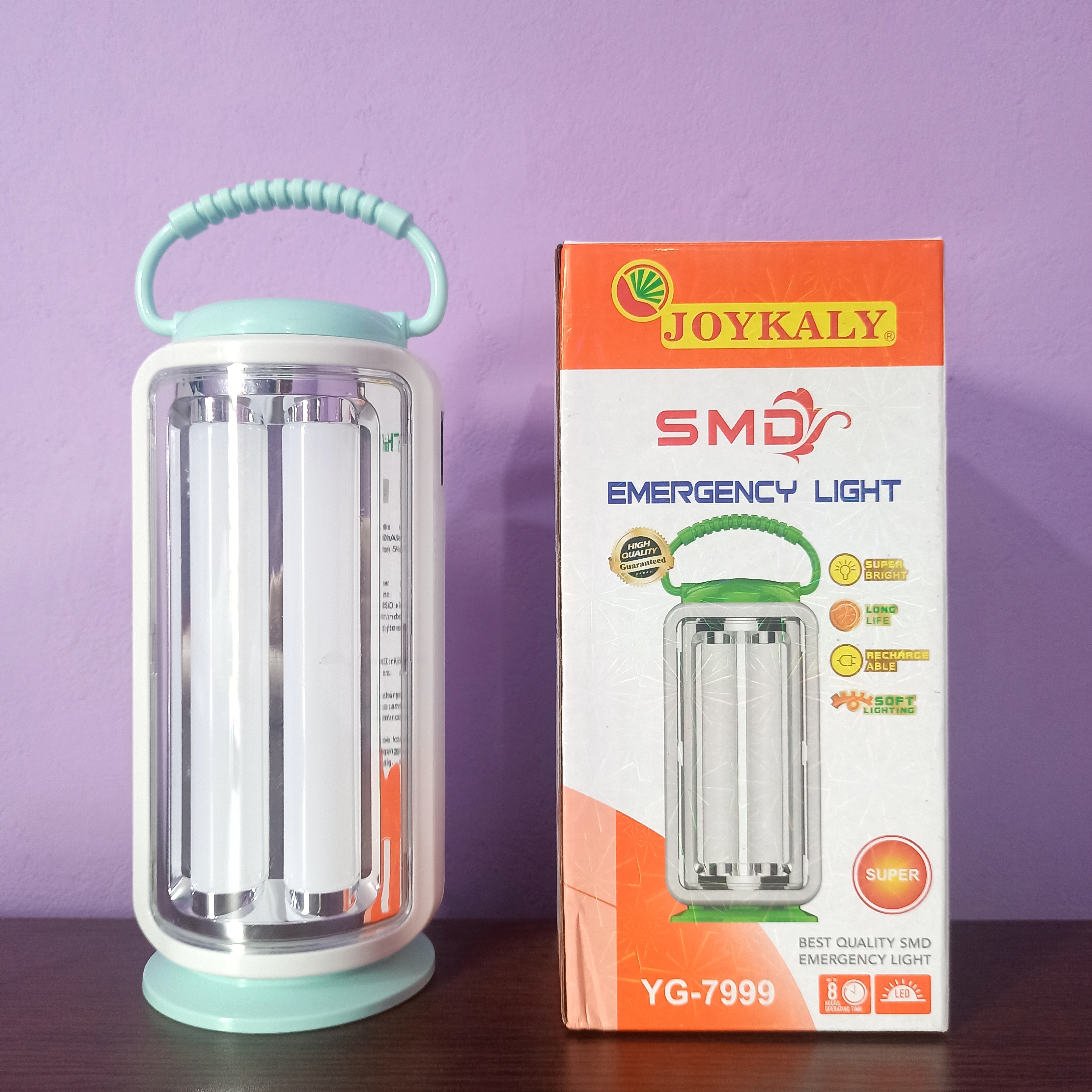 JOYKALY YG-7999 Rechargeable High Power 4 Bulbs 3 Modes Portable Emergency LED Lamp. 