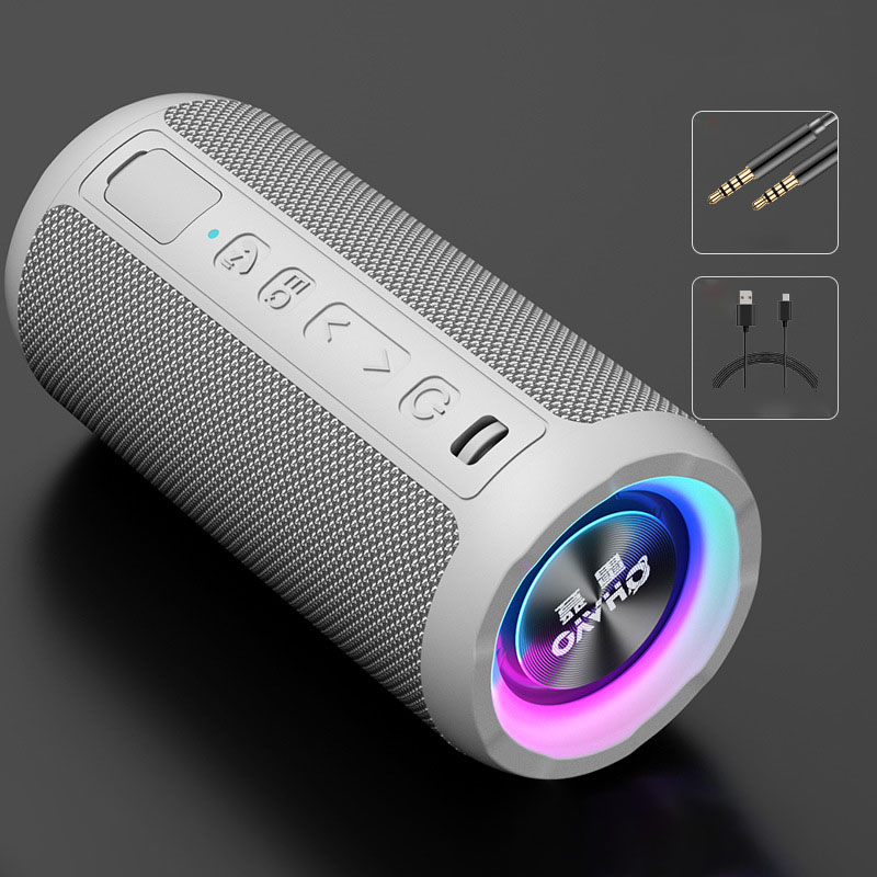 FIFAR Portable Bluetooth Speaker 30W IPX7 Waterproof Powerful Sound Box Bass Boost BT5.3 RGB Dual Pairing TWS Connectivity. 