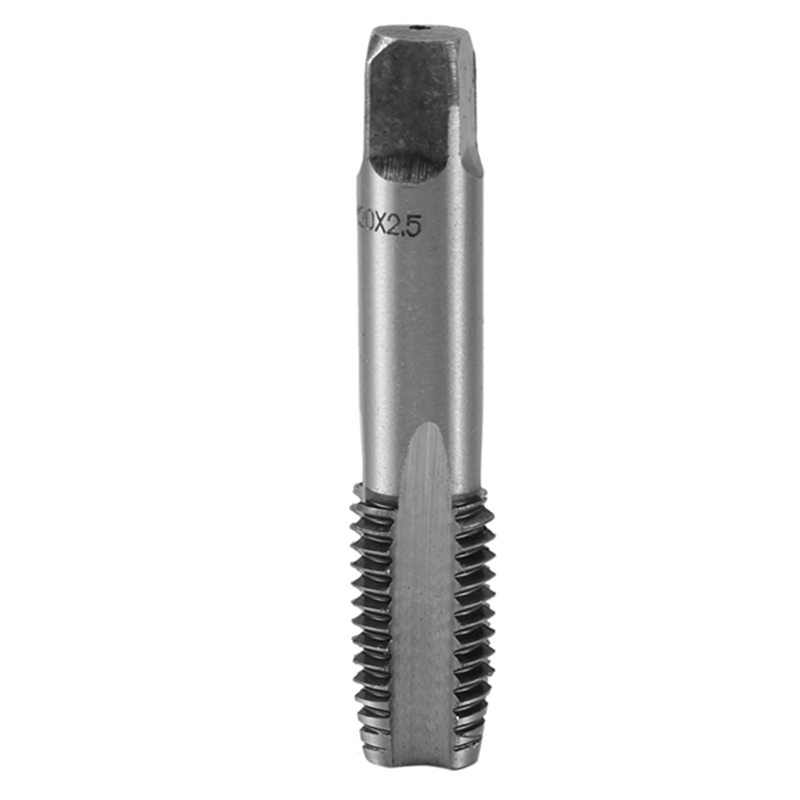 2 Pairs Of Bearing Steel Self-Tapping Drill Bit Hand Tool Thread Metric Taps M20X2.5mm Silver Gray. 