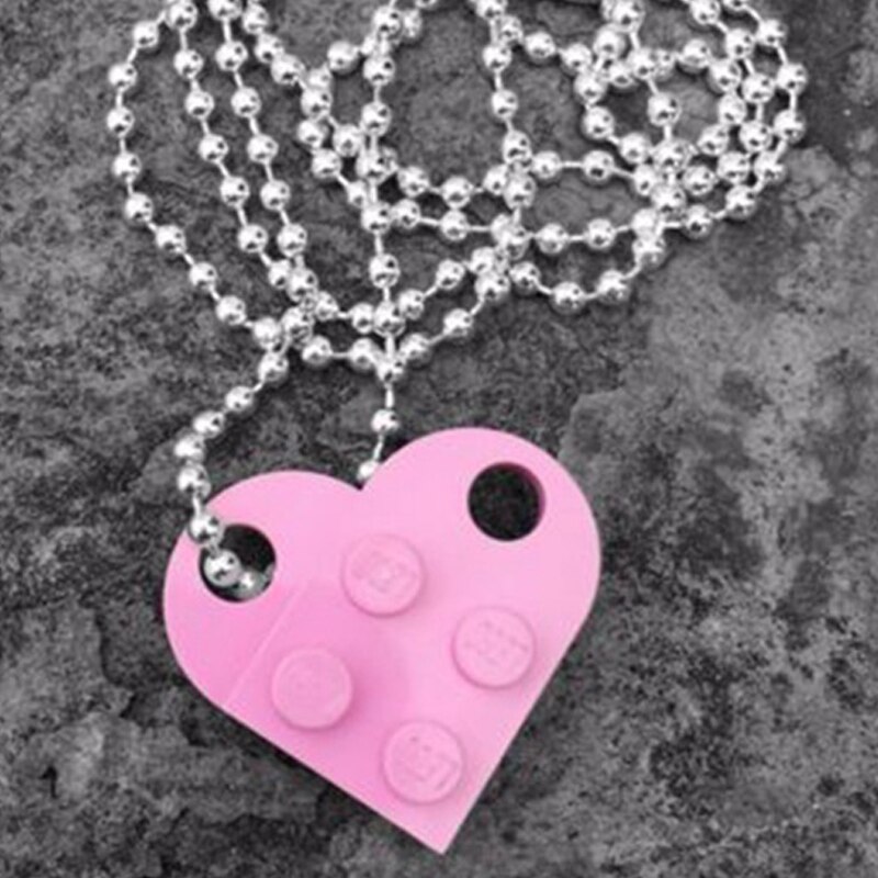Pink Lego Heart Necklace Walmart Lego Matching Heart Keychain Lego