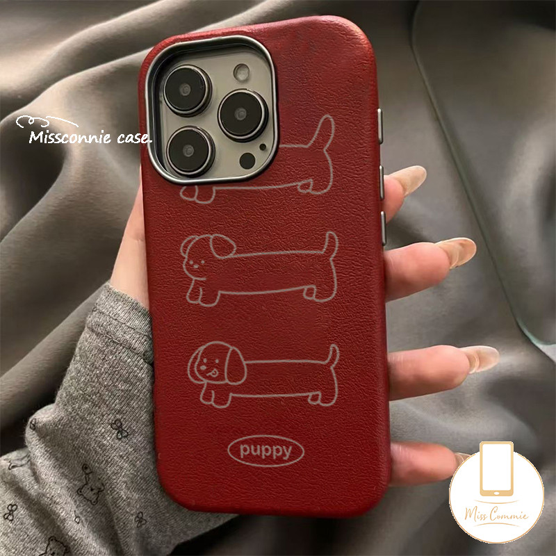 Luxury Lanyard Case for Realme Note 60 50 C63 C67 C15 C65 C35 C61 C11 C25 C21 C3 C30 C51 C53 C20 C21Y C55 C17 C31 C25Y 5 11 5i 5s 7i 12 6i Narzo 50 20 Cute Puppy Dachshund Dog Case. 