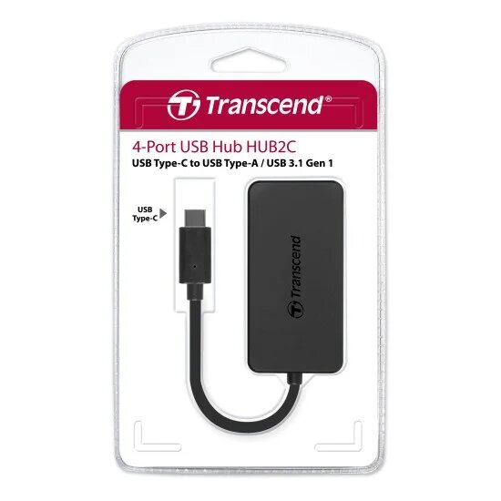 Transcend TS-HUB2C USB 3.1 Gen 1 Gen 1 HUB With Different Connector Type-C
