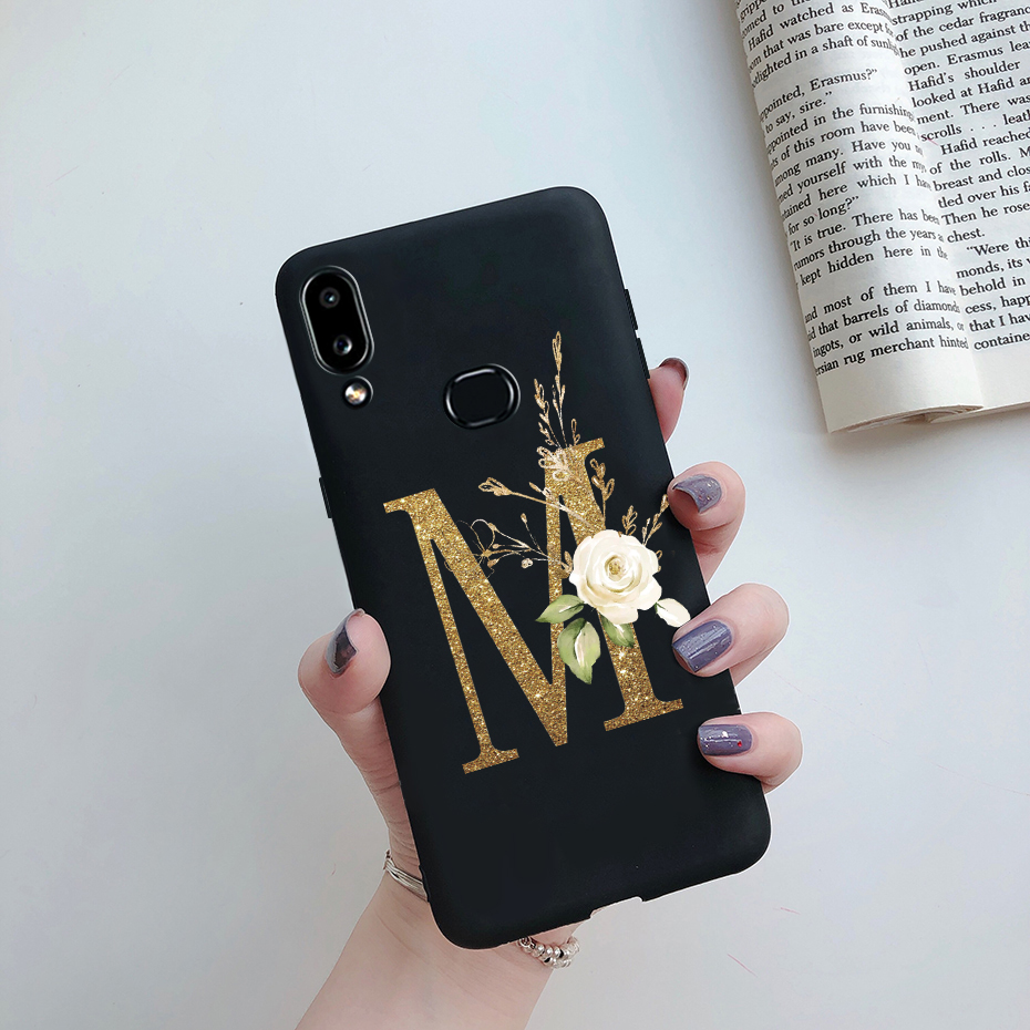 For Samsung A10S Case Soft Silicon Back Cover For Samsung Galaxy A10S A 10S A107F Case Cover Custom Name Cute Letters Phone Case. 