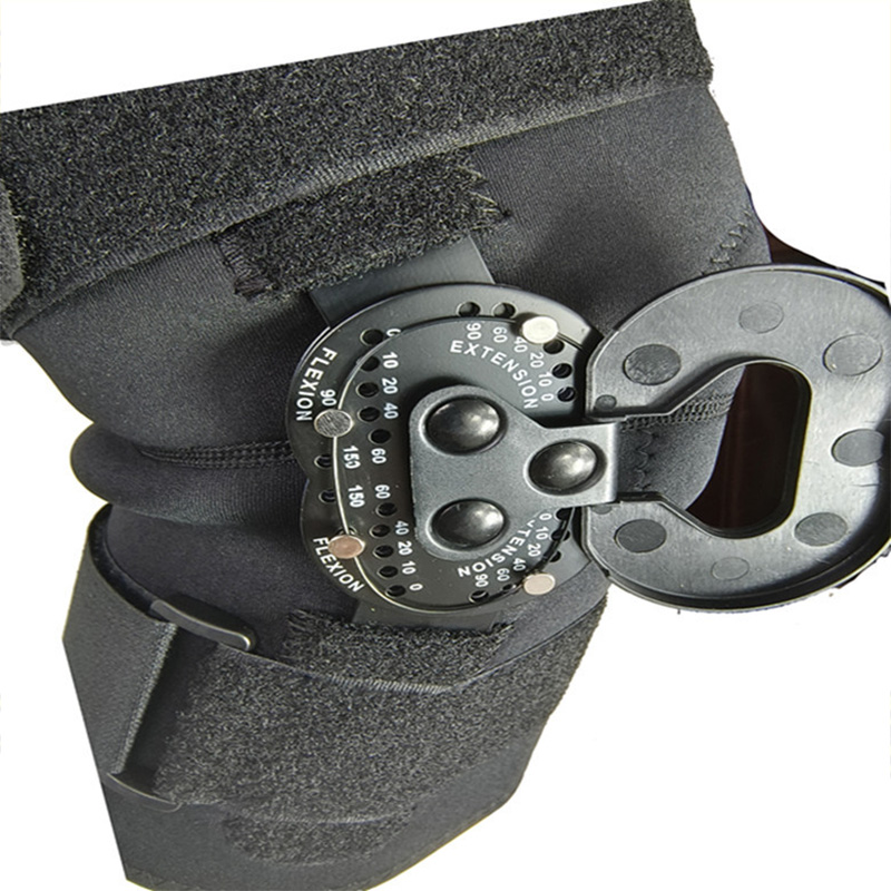 Hinged Knee Brace Adjustable Knee Support with Side Stabilizers of Locking Dials for Knee Pain Arthritis ACL PCL Meniscus Tear. 