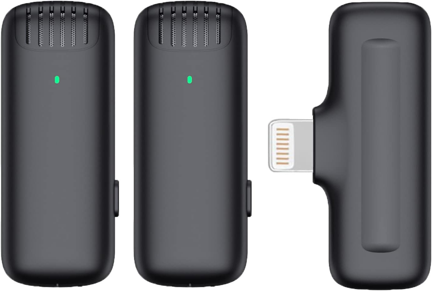 Wireless Lavalier Microphone Ulanzi J12 Dual Wireless Microphone With Charging Case For Lighting port. 