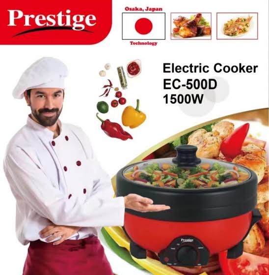 Prestige Electric Multi cooker EC 500D 1500 Watt saving cooking