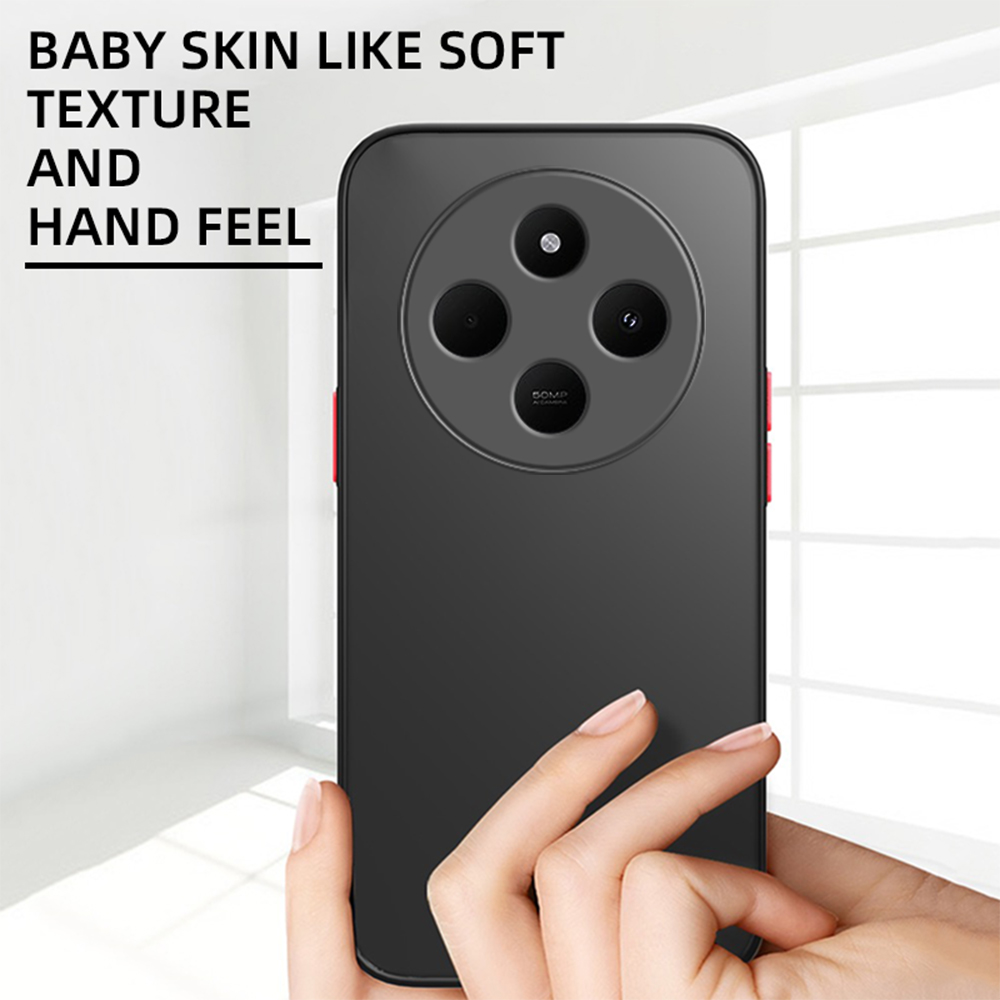 Shockproof Armor Matte Case For Xiaomi Redmi 14C 4G TPU Soft Bumrelaxper Clear Hard PC Back Cover Readmi Redmy Redmi14C 14 C C14 Capa. 