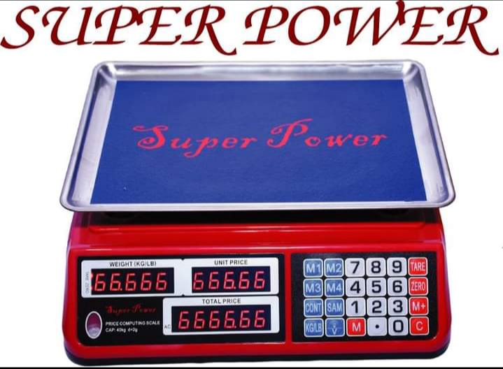 Super power Digital scale Meter (40) kg. 