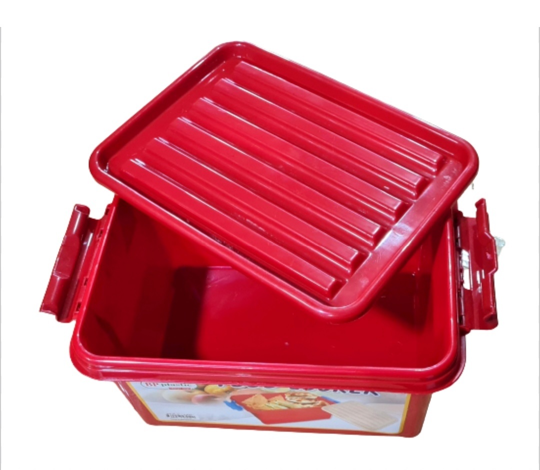 Plastic Food Storage Container Box Locker With Lids - (Length-10 inchi × Height- 6 inchi). 