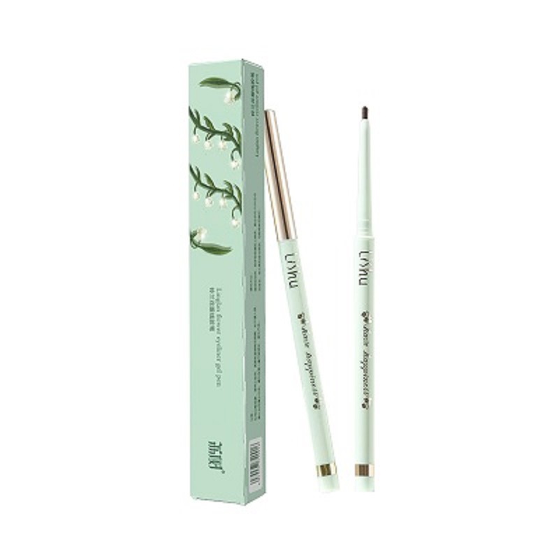 Lily lily of the valley flower eyeliner, gel pen, silkworm dual-purpose, ultra-fine, waterproof and sweatproof, no smudge eyeliner. 