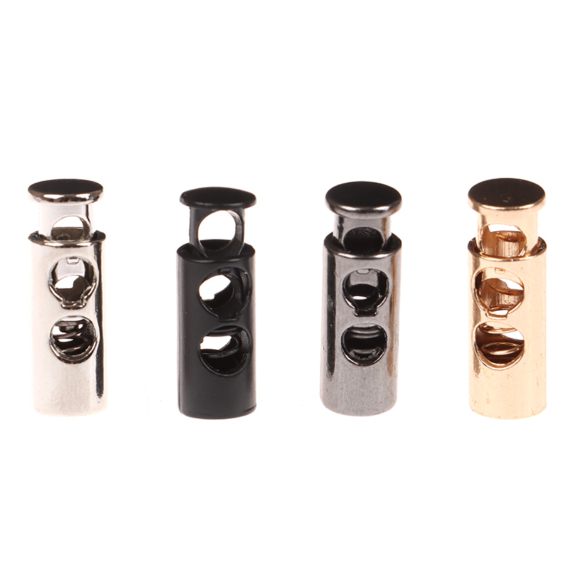 10pcs Metal Stoppers Toggle Cord Locks Drawstring lock DIY Apparel Accessories. 