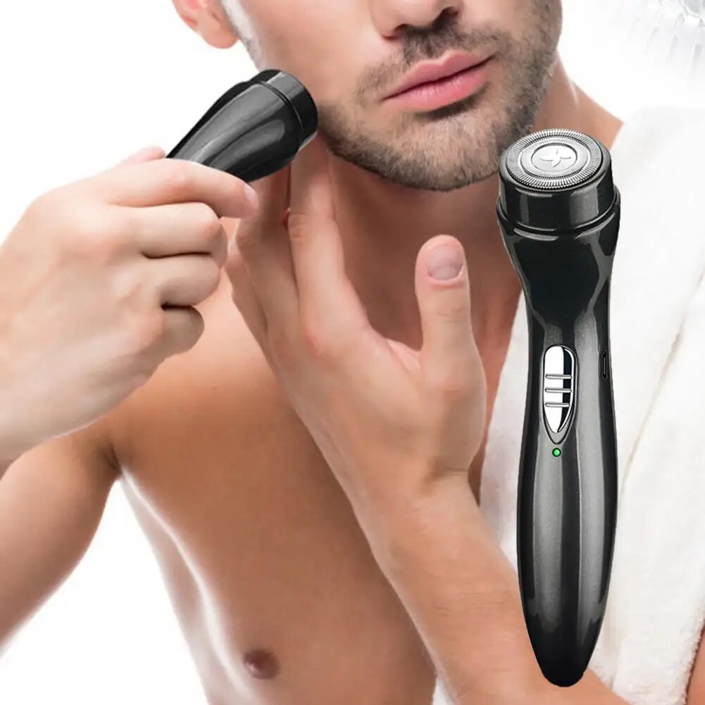 Electric Shaver Mini Portable Razor Sideburn Trimmer USB Rechargeable Beard Trimmer Ultra Thin Washable