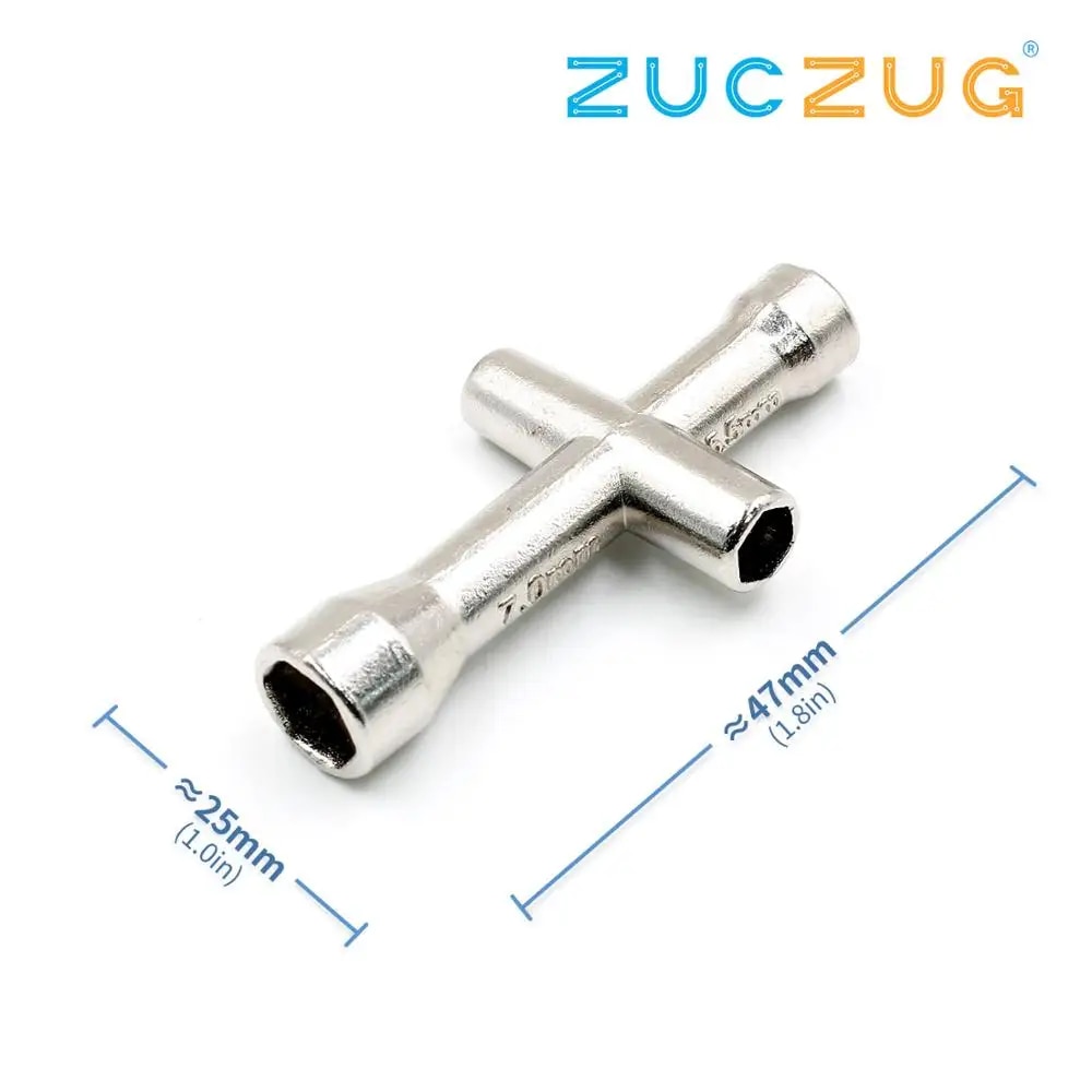 【Hey my home】Mini cross cross wrench sleeve nut tool M2/M2.5/M3/M4 Nut tool for