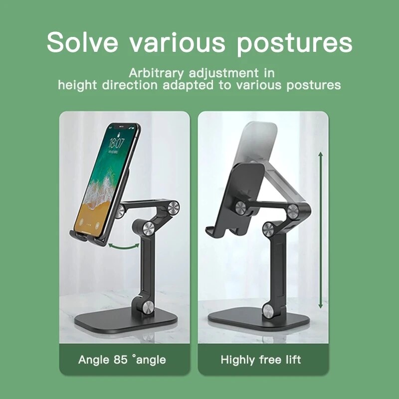 Multi-angle Adjust Mobile Phone Holders for Desk Charger Dock Station for IPhone X Samsung Huawei phone Stand Bracket. 