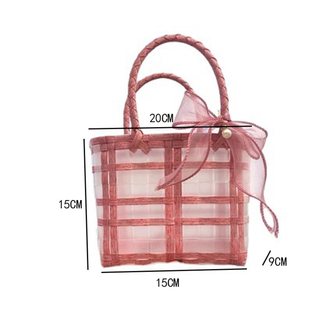 Jelly Purse - Transparante Jelly Strandtas 3 Stuks, Kleurrijke Beach Bags Voor Kinderen En Volwassenen