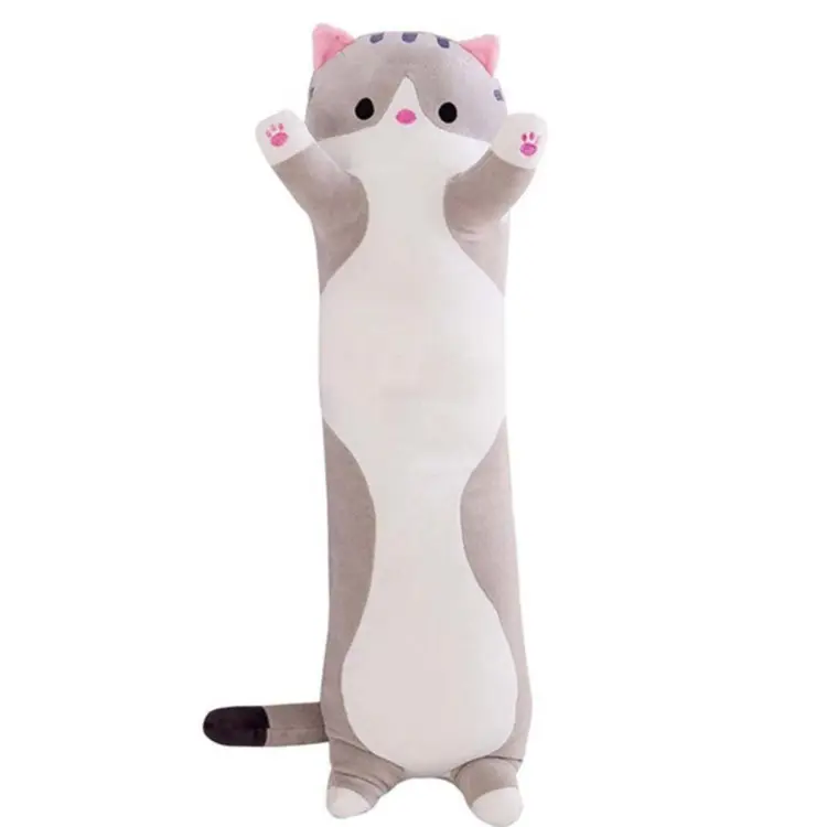 Cute Plush Cat Doll Soft Stuffed Kitten ow Sleep Long Plush Toys