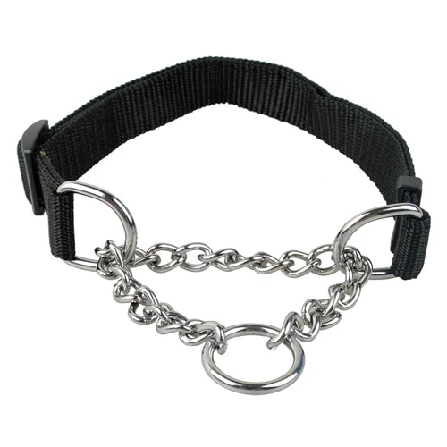 【3C VictoryEagle】Dog Training Collar Martingale Pet Collars for Medium Dogs Check Dog Collar 4 Colors Red Blue