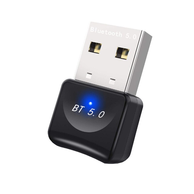 TEROW USB Bluetooth-compatible 5.0 Adapter USB2.0 3Mbps with RTL8761BUV Chip Transmitter Receiver Dongle for Laptop and Desktop. 