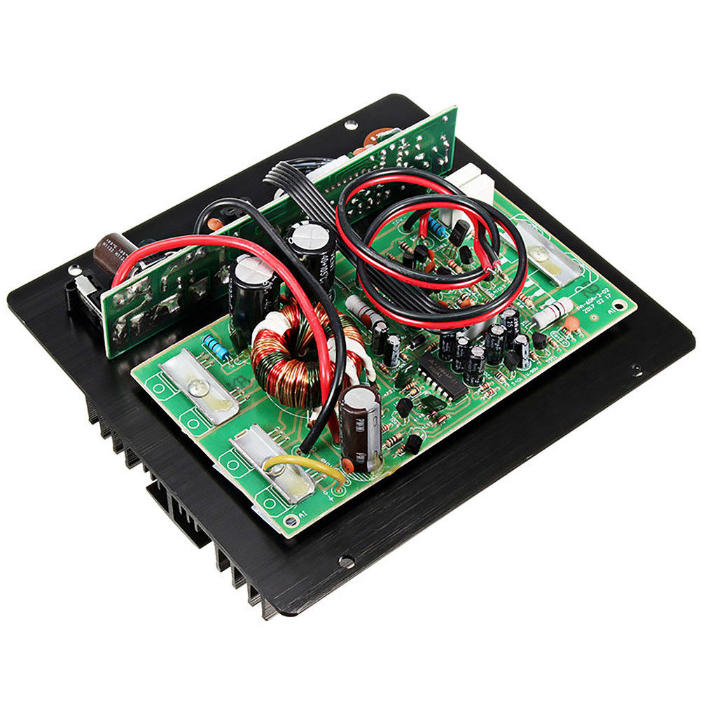 12V 600W Car Amplifier Board PA-60A Subwoofer Circuit Module Car Power Amplifier,Black. 