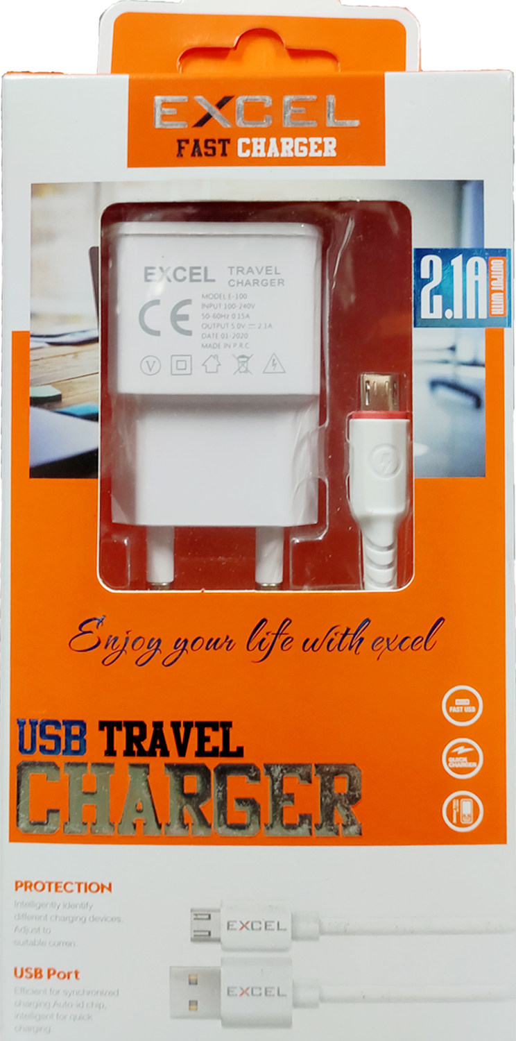 Excel Fast Charger 2.1 A. 