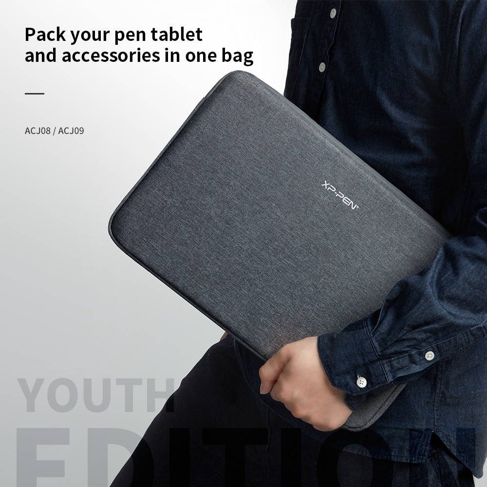 XPPen Protective Case Two Sizes Protective Bag Travel Case for Drawing Tablet 6 7 8 9 10 Inch Graphic Tablet. 