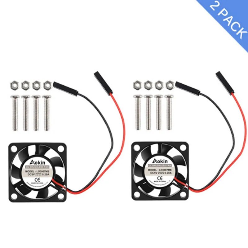 Raspberry Pi 3 B+ Fan Small Computer Fan For Raspberry Pi Cooling Fan 30x30x7mm Brushless CPU Cooling Fan. 
