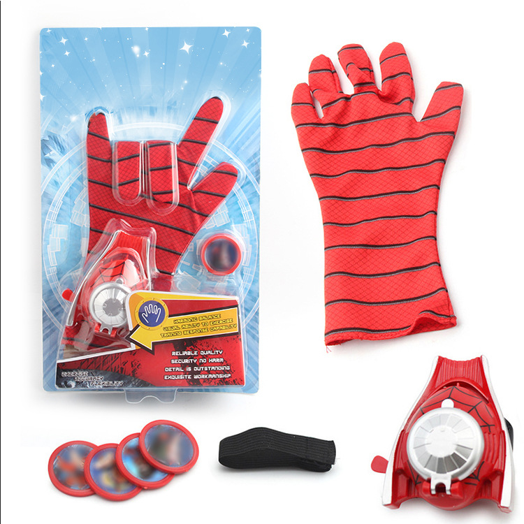 Spider Man Ultimate Net Thrown Action Hero web Shooter game with Glove for kids. 