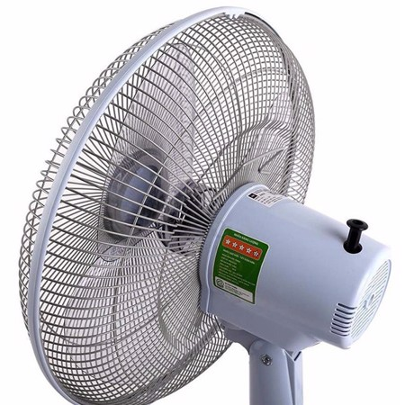 KDK A40A 16 inch Desk Table Fan with Transparent lade | Silver Blue. 