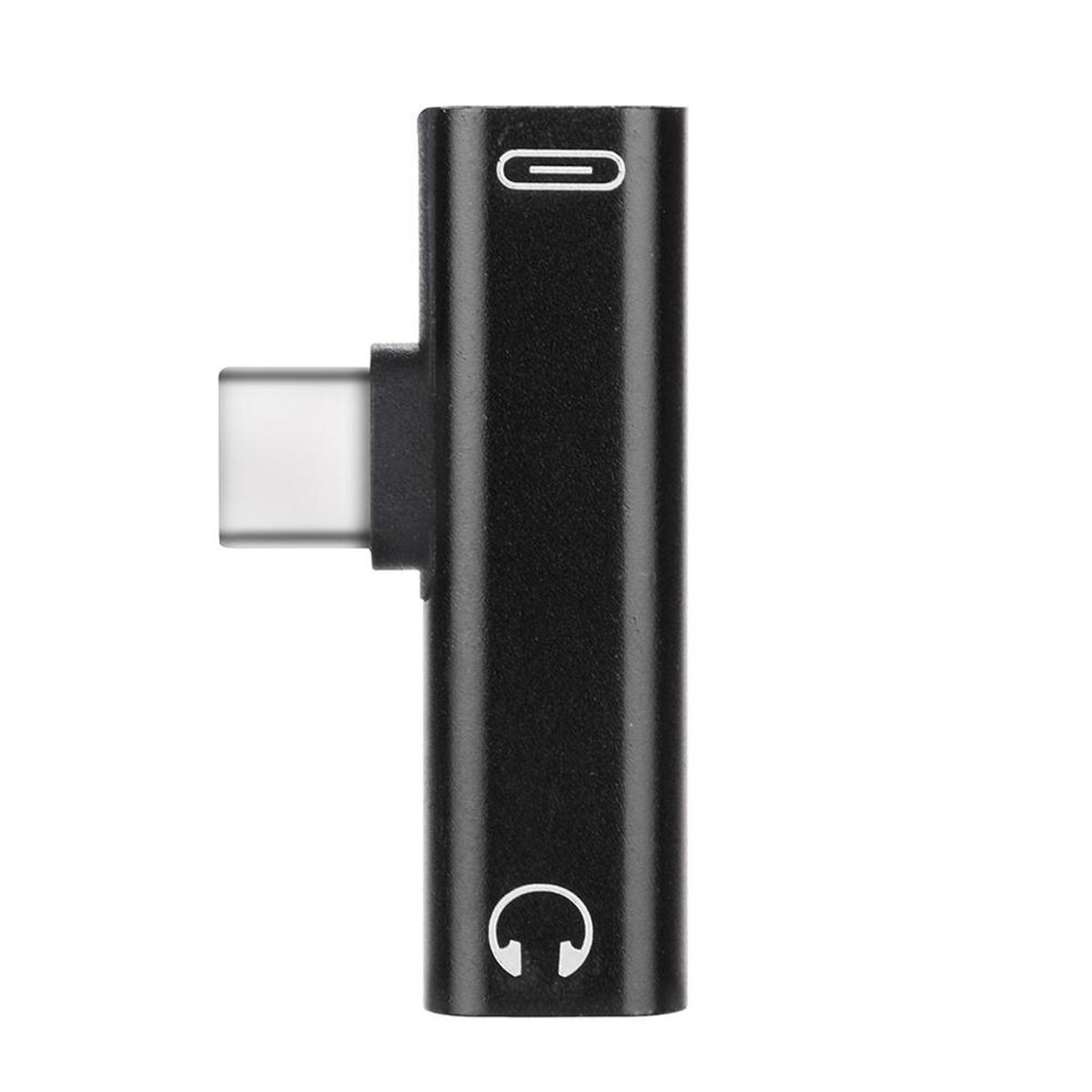 【Xiaofeng】2 in 1 C charge connector audio headphones adapter MIUI Huawei. 