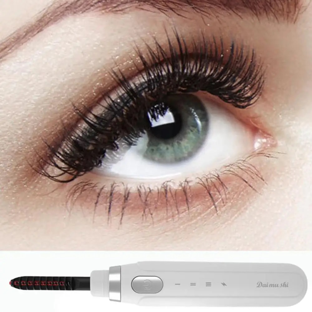 10-20 Seconds Warm-up Time Eyelash Curler Rechargeable Heated Eyelash Curler with 3 Temp Settings for Long Lasting for Women's. 