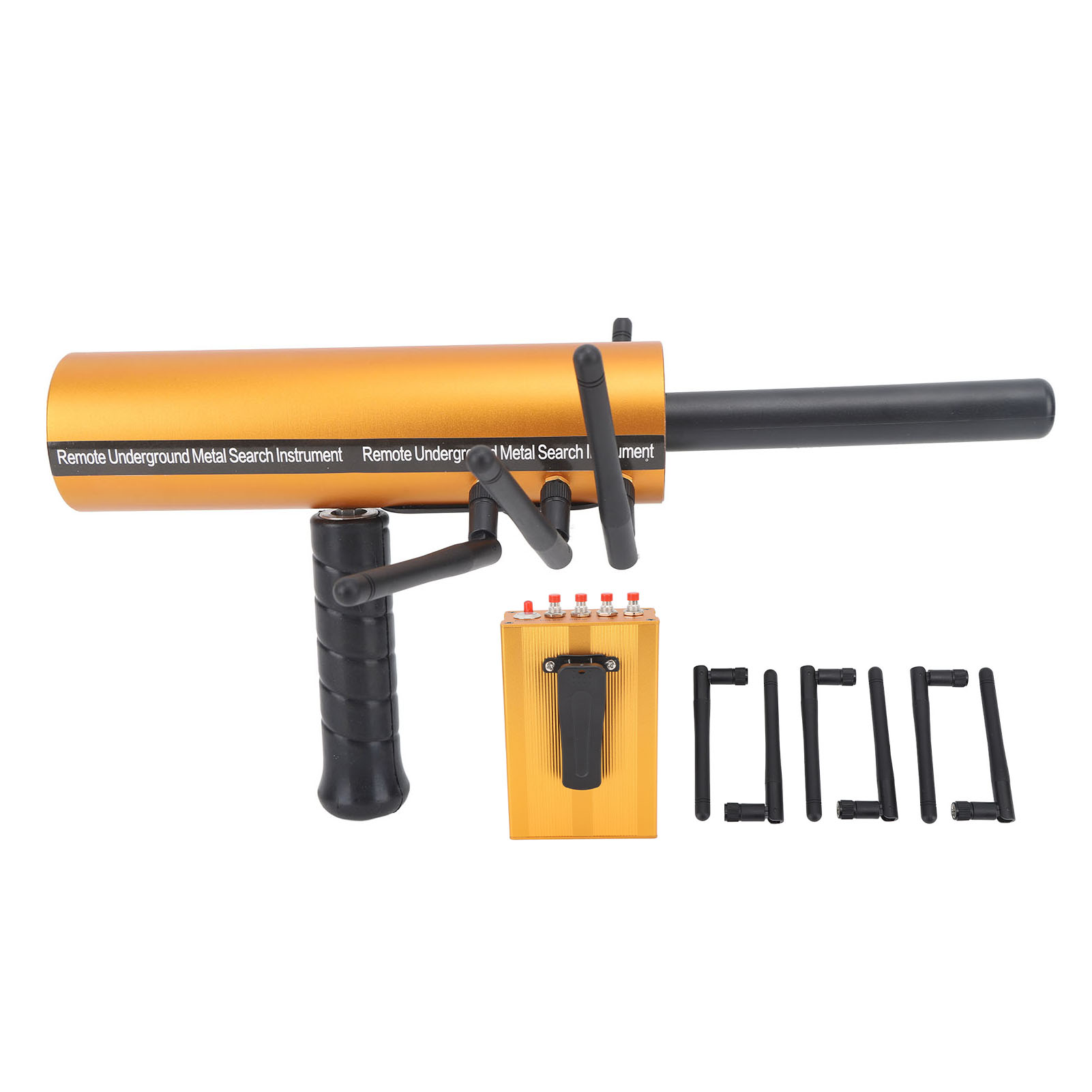 AKS Metal Detector Metal Pinpointer 30m Depth 1200m Range 6 Antenna Accurate Finding Gold Detector. 