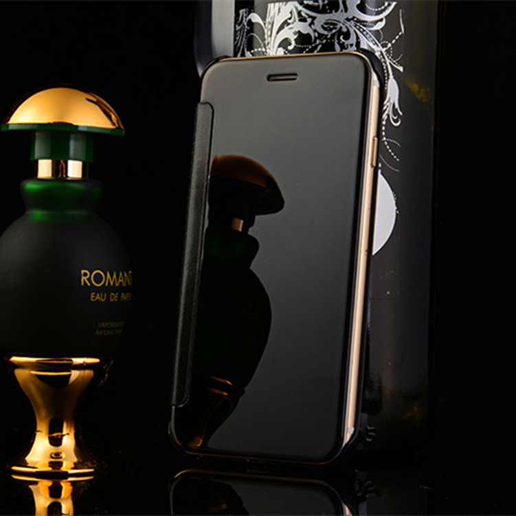 Suitable for Apple iPhone11promax Phone case XS Electroplating Mirror Smart Leather Case Flip Sleep Protective Cover. 