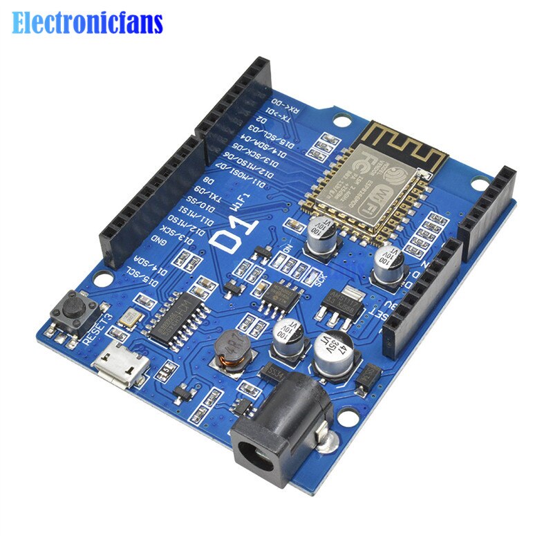 【happy one】WeMos D1 WiFi Shield Based ESP8266 ESP8266EX For Arduino IDE 3.3V/5V Support OTA Wireless Upload. 