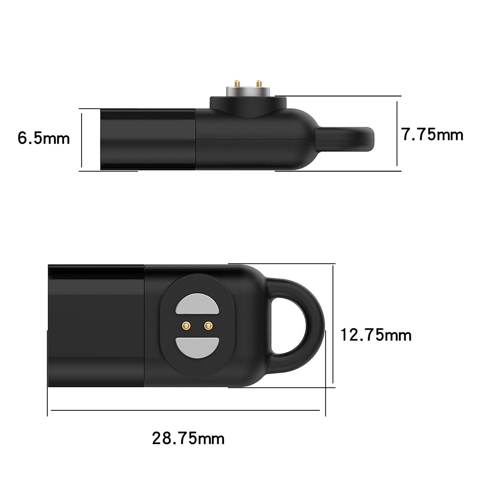 Charger Adapter for Haylou Purfree BC01 Bone Conduction Headphone Type-C Charging Connector Converter Accessories. 