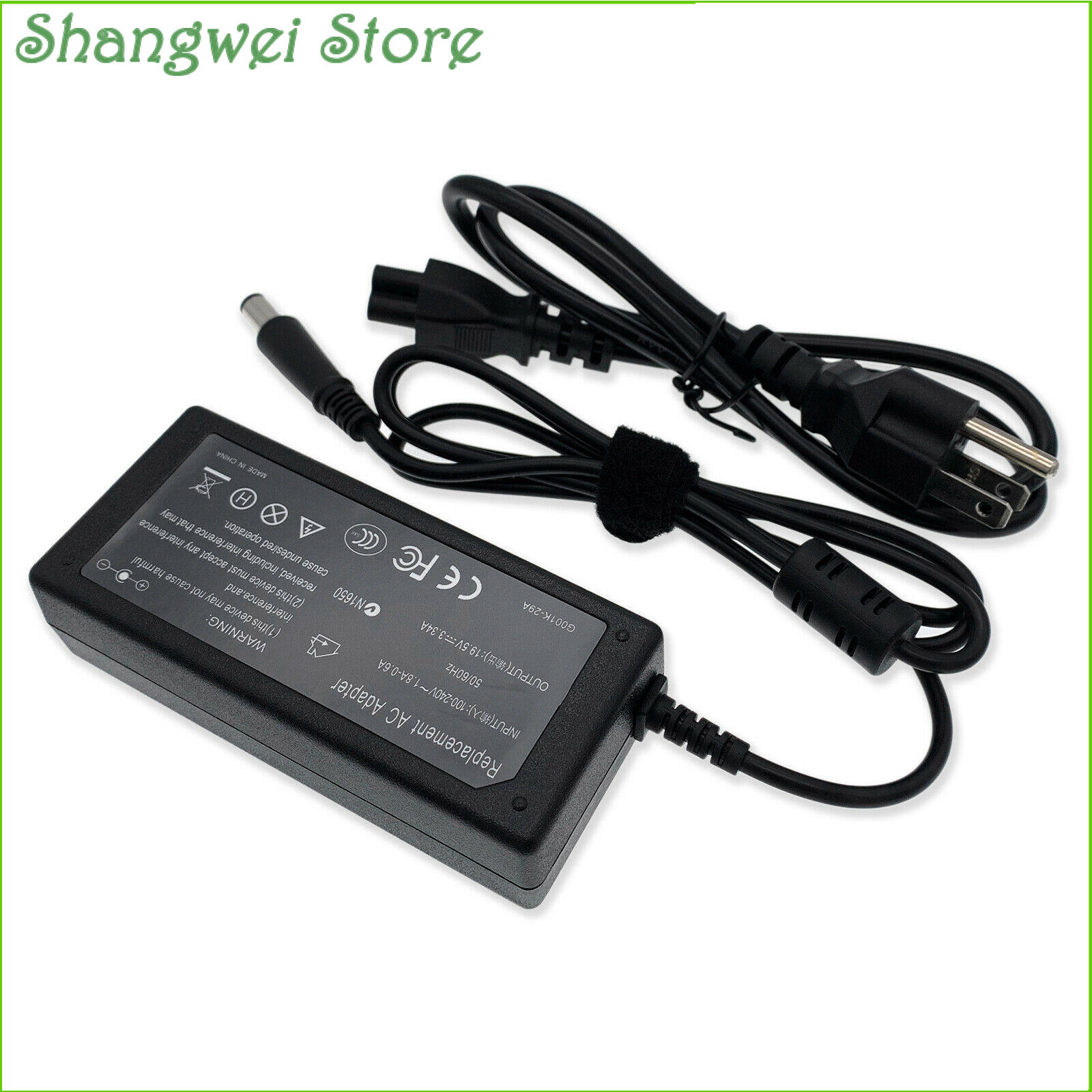 65W Power Adapter Charger For Dell Latitude 5500 3310 3300 5300 Laptop Power Cord. 
