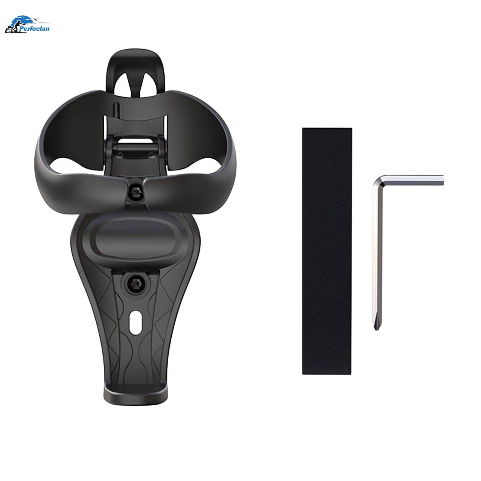 Motorcycle Bottle Cage Bottle Holder for 20-28mm Handlebar Black. 