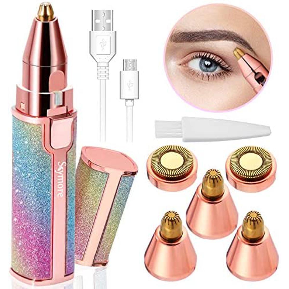 2-in-1 Lady Shaver Flawless Eyebrow Trimmer. 