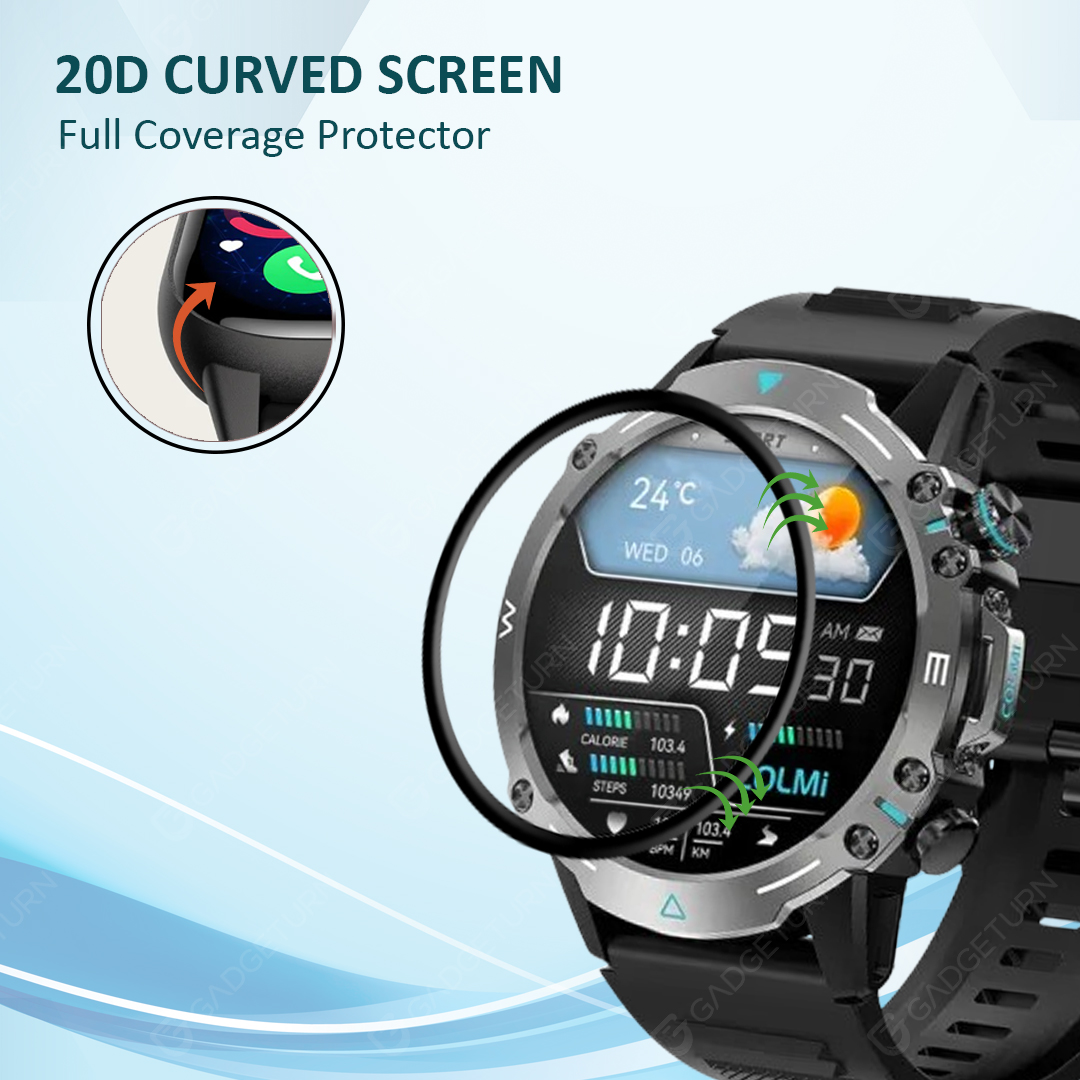 Colmi m42 Screen Protector - Full Coverage, Anti-Scratch, Anti-Fingerprint, Automatic Scratch Repair, Easy Install. 
