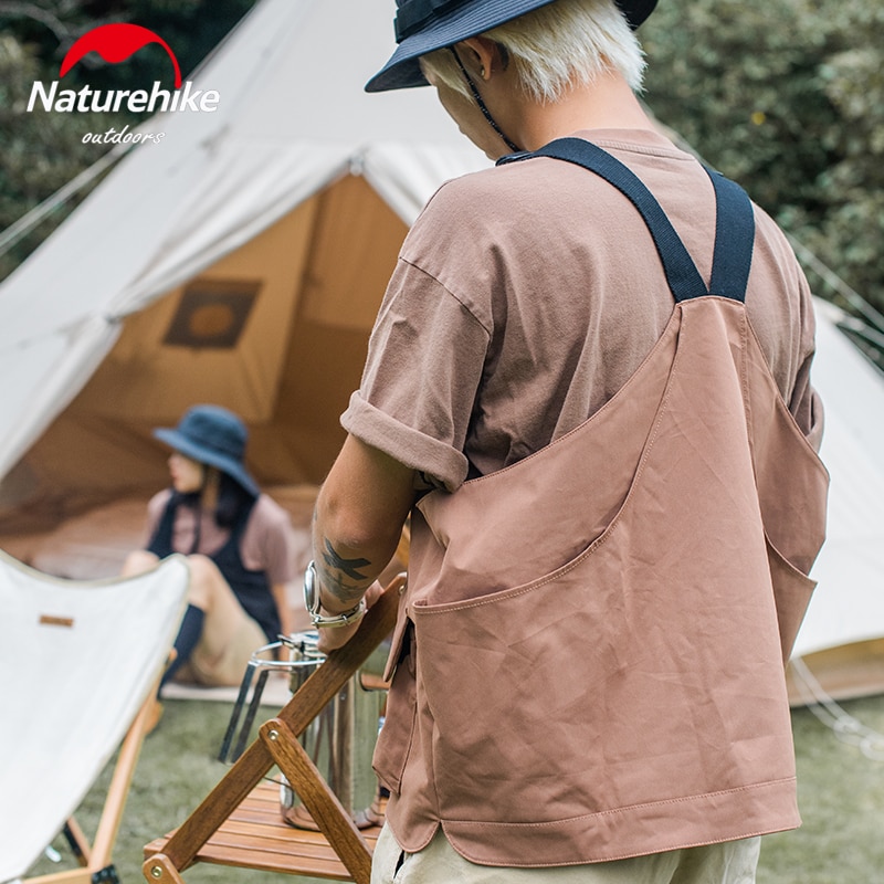 Outdoor Functional Vest M L XL Men/Women Fashion Coat Camping Hiking  Multiple ckets lyester Fabric Jacket-Coffee. 