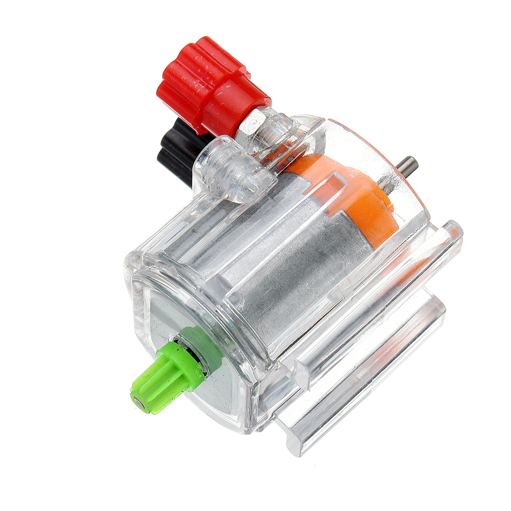 Fascinating Handheld Manual Electricity DC Crank Generator Mini Fan Science Experiment Model Kit. 