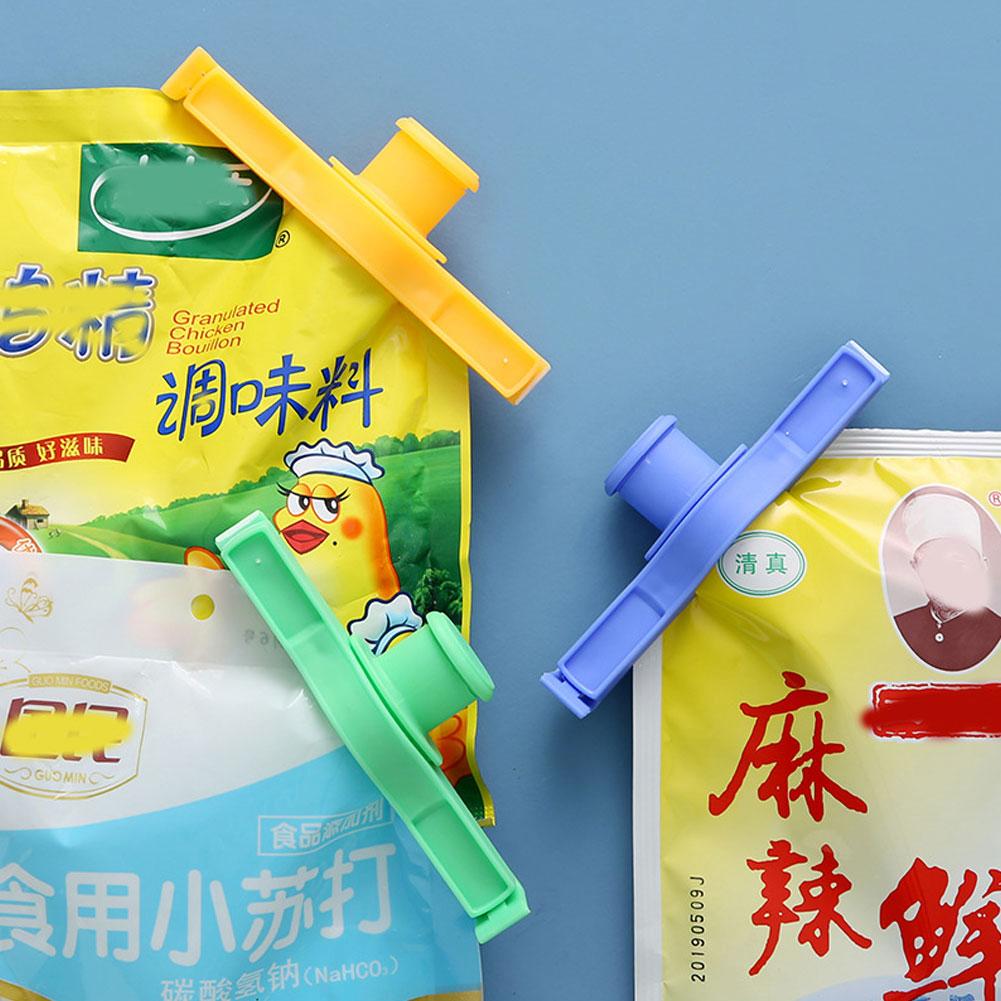 1pc Food Sealing Clip Plastic Bag Discharge Spout Snacks Clamp Moisture