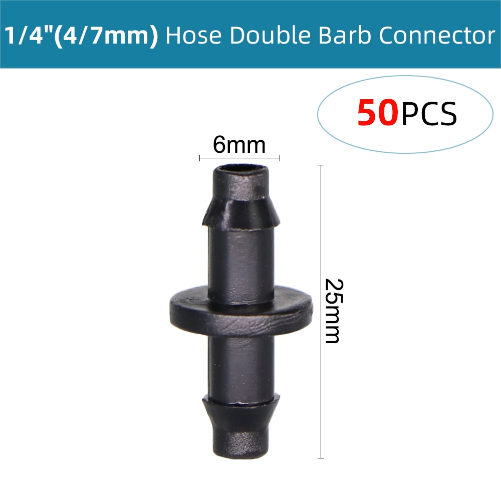 1/4" Hose Drip Irrigation Support Stakes C Shape Hook 4/7mm Pipe Fixed Stem Holder Garden Watering Dripper Sprinkler Bracket. 