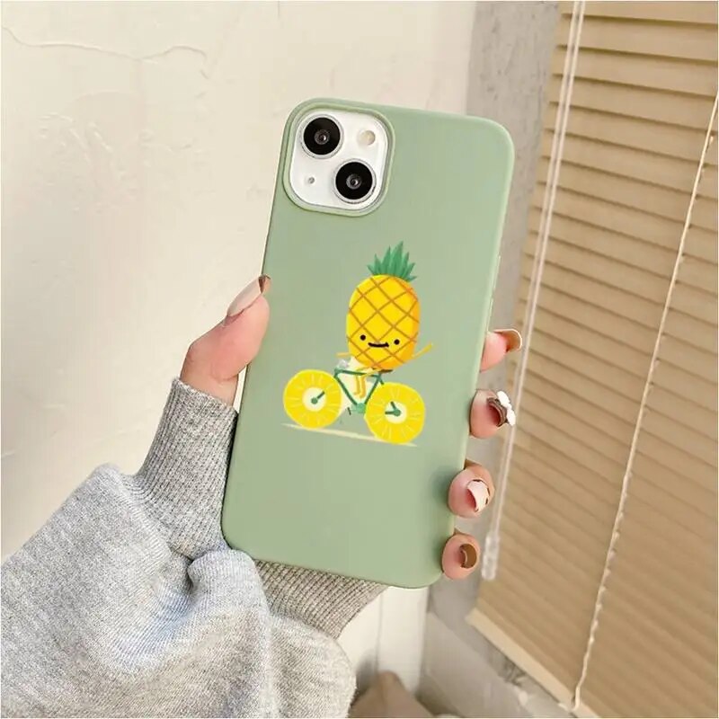 Fruit Pineapple Phone Case For Iphone 7 8 Plus X Xr Xs 11 12 13 Iphone15 15promax Mobile Iphones 14 Pro Max Case. 