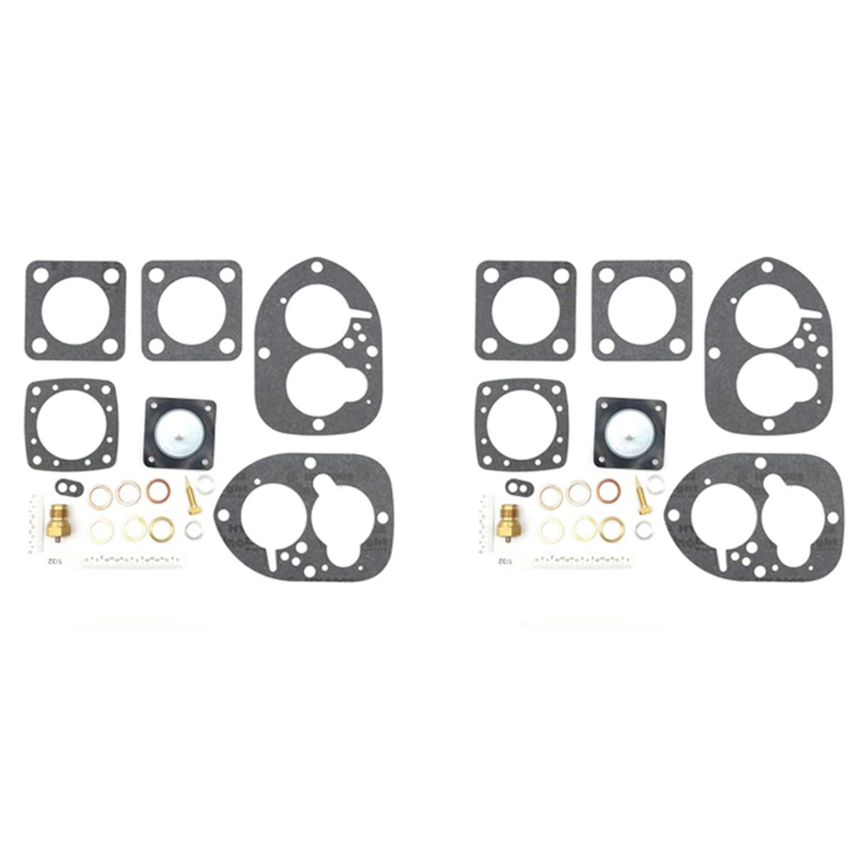 2X Motorcycle Carburetor Rebuild Kit for Volvo Penta Solex 44PA1 856471 856472