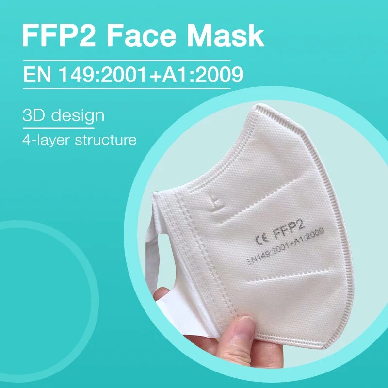 New NAFY CE2163 FFP2mask Filter Face FFP2 Masks Anti-Pollution Non-disposable Protective Masks Dust Filter Safety Mask. 