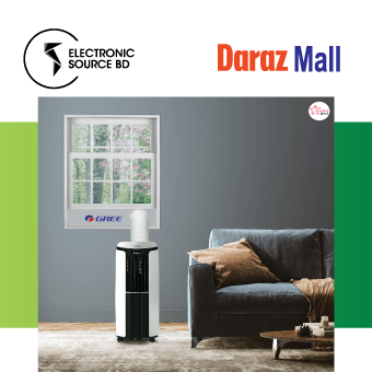 GREE PORTABLE AIR CONDITIONER GP-12NLF  - White. 