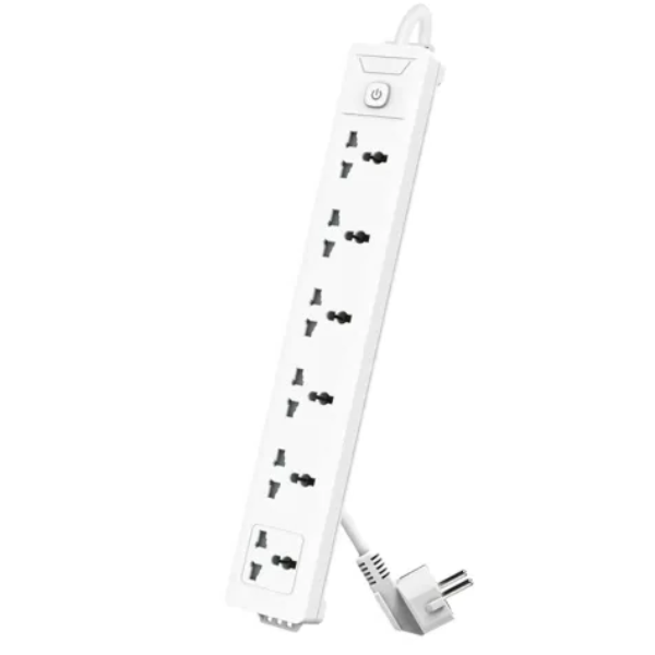 Deli ET405 2 Pin 3 Meter 6 Port Power Strip. 