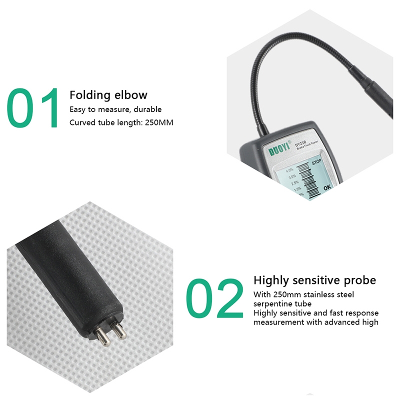 (New)DUOYI DY23B Car Brake Fluid Detection Pen Moisture Tester. 