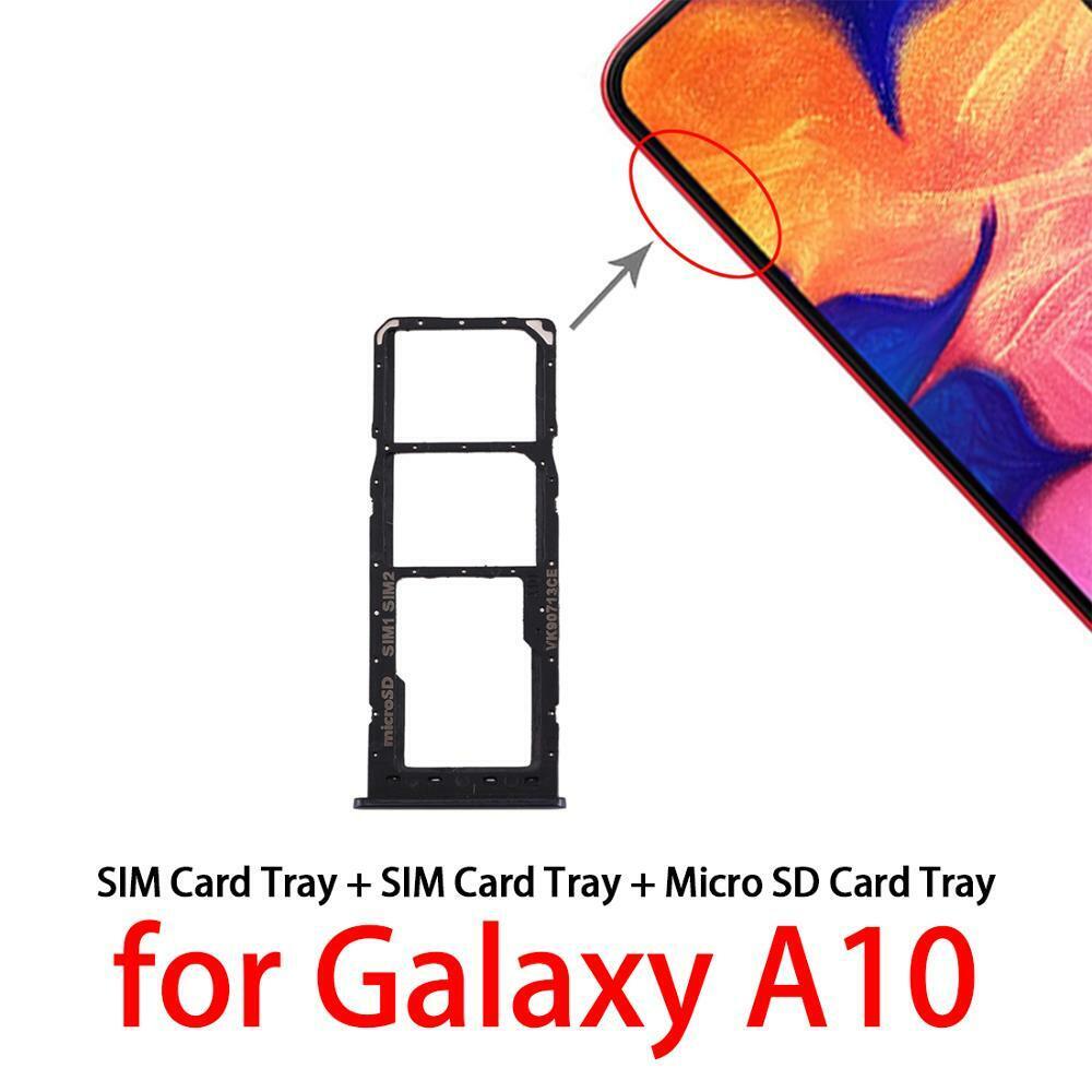 Sim Tray for Samsung Galaxy A10 (Free High Quality Sim Ejector Pin). 