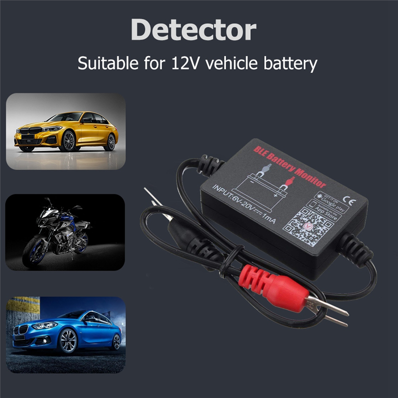 BM2 Battery Monitor Tester 12V Battery Monitor Voltage Tester Bluetooth 4.0 Car Battery Analyzer Charging Cranking Test. 